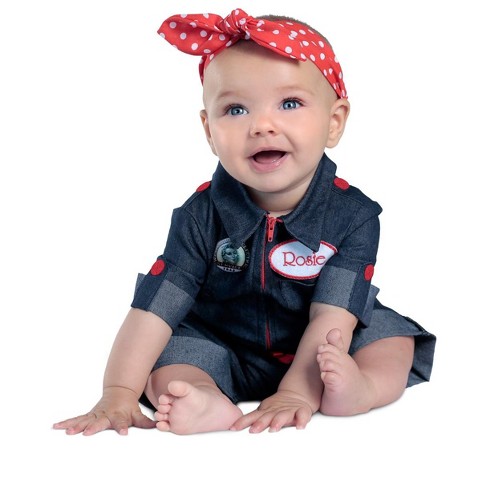 Princess Paradise Rosie The Riveter Infant Toddler Costume 6 12 Months Target