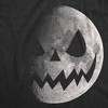 Mens Moon Jack O Lantern T Shirt Funny Scary Lunar Phases Scary Face Tee For Guys - Crazy Dog Men's T Shirt - 2 of 4
