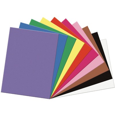 SunWorks Heavyweight Construction Paper, 18 x 24 Inches, Assorted Colors, pk of 50