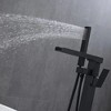 PAGED Floor Mounted Shower Head High Flow Freestanding Tub Filler Faucet with Handheld Shower Head for Bathroom - 2 of 4