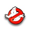Just Funky OFFICIAL Ghostbusters No Ghosts Logo Pin | Enamel Collector's Pin | Approx. 1.5" - 2 of 4