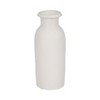 Modern Ceramic Vase - Decorative Ceramic Flower Vase - Minimalist Contemporary Style for Living Room, Bedroom & Table Centerpiece - 13" White - 2 of 4