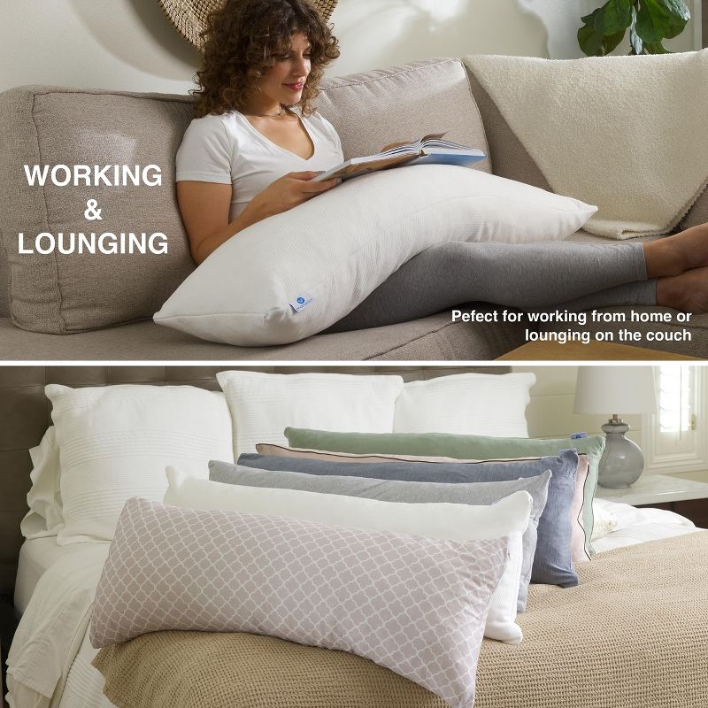 Pharmedoc Pregnancy Pillows, Shredded Memory Foam, Maternity Pillow for Sleeping, 5 of 8