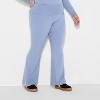 Women's Cozy Flare Mid-Rise Pull-On Pants - Wild Fable™ - 2 of 3