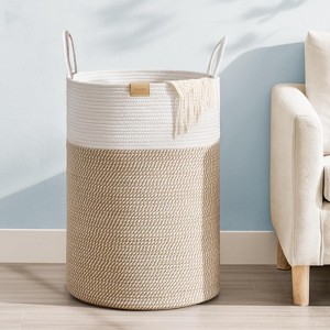 Laundry Hamper 62L,Large Laundry Basket for Clothes,Decorative Storage Basket for Blankets - 1 of 4