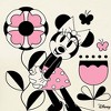 Women's - Disney - Minnie Mouse with Flowers & Butterflies Fitted Graphic T-Shirt - 2 of 3