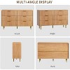 COZONY Fluted Dresser Collection, Wooden Chest of Drawers with Metal Handles, Bedroom Living Room Storage Dresser with Anti-Tip Safety - 3 of 4