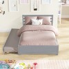 RISOKEYS Full Size Wood Platform Bed Frame,Platform Bed with Storage for Kids Teens and Adults - 2 of 4