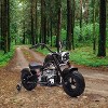 36V 350W Kids Electric Dirt Bike, w/Removable Training Wheels, 16.5MPH Max, Suspension, LED Lights,Music, Leather Seat - 2 of 4