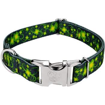 Country Brook Petz Premium Clovers In The Wind Dog Collar