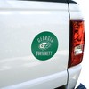 Georgia Gwinnett College Grizzlies Logo Automotive Car Window Locker Circle Bumper Sticker - 4 of 4