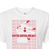 Women's - Pokémon - Pikachu Gotta Catch Em All Design Cropped Graphic T-Shirt - 2 of 4