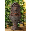 John Timberland Antiqued Outdoor Wall Water Fountain with LED Light 50" Floor Imperial Lion for Garden Yard - image 2 of 4