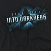 Women's Star Trek Into Darkness Logo Loose T-Shirt Black Small - 2 of 4