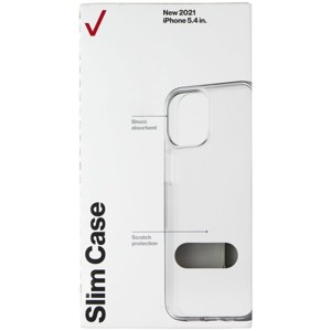 Verizon Slim Sustainable Case for Apple iPhone 13 Mini - Clear - 1 of 1