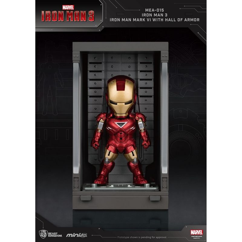 Marvel Iron Man 3 /Iron Man Mark VI with Hall of Armor (Mini Egg Attack), 2 of 6