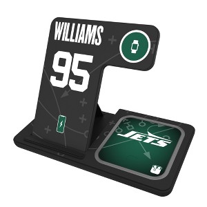 NFL New York Jets Players Game Tactic 15-Watt 3 in 1 Charging Station - 1 of 4