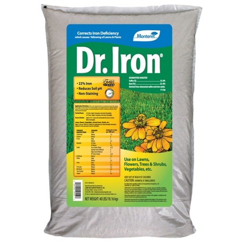 Monterey Dr. Iron Acidifier Granules, Iron and Elemental Sulfur Acidic Fertilizer, 40lb - image 1 of 3