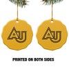 Adelphi University Primary Logo Porcelain Scalloped Holiday Christmas Tree Ornament  2.8" (7.1 cm) - 2 of 4
