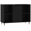CLIHOME 31.5x13.0x23.6 in. Bathroom Sink Cabinet, Engineered Wood Storage Cabinet With Metal Legs - 4 of 4