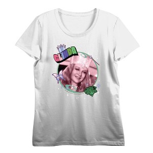 Wizard Of Oz Glinda
 Women's Crew Neck Short Sleeve Crop Tee - 1 of 2