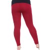 Women's One Size Fits Most Plus Size Super-Stretch Solid Leggings - One Size Fits Most Plus - White Mark - 3 of 3