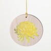 Woodstock Chimes Flower Wind Chime Yellow Mum 22" - 4 of 4
