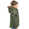 Rokka&Rolla Boys' Winter Coat with Faux Fur Hood Parka Jacket - 4 of 4