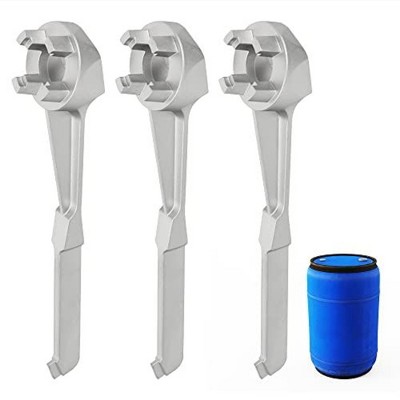 Impresa 3 Pack Aluminum Drum Wrench for Opening Barrels - Non Sparking Bung Wrench - Fit for 2" & Some 3/4" Bung Caps