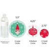 Big Dot of Happiness Elf Squad - Kids Elf Christmas and Birthday Party Giant Circle Confetti - Party Decorations - Large Confetti 27 Count - 3 of 4
