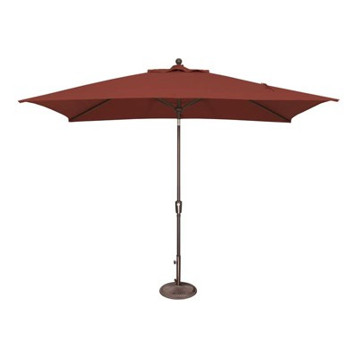 SimplyShade Catalina 120" Octagon Push Button Tilt Umbrella in Bronze/Henna