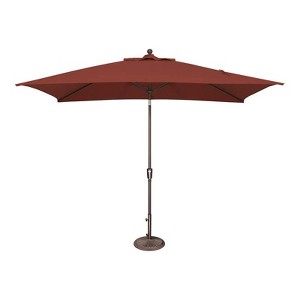 SimplyShade Catalina 120" Octagon Push Button Tilt Umbrella in Bronze/Henna - 1 of 4