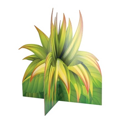 Beistle 3-D Tropical Grass Prop, 30" x 30", (1/Box) Multicolored