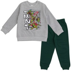 Teenage Mutant Ninja Turtles Fleece Sweatshirt and Pants Outfit Set Toddler - 1 of 4