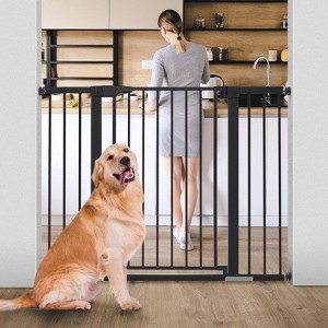 GOTGELIF Baby Safety Gate 36" Extra Tall 29.5-48.8" Wide Auto Close Pressure Mount Pet Gate - 1 of 4