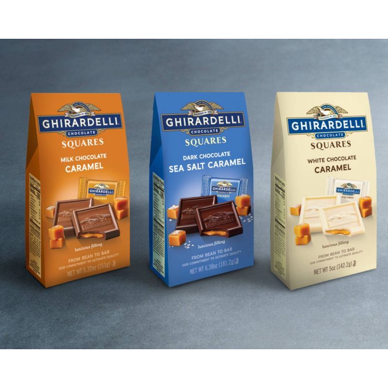 Ghirardelli Chocolate &#38; Caramel Candy Squares Assortment Bag - 16.1oz, 6 of 9