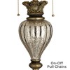 Pacific Coast Lighting Traditional 66" Tall Standing Floor Lamp Pull Chain Mercury Glass Font Bronze Gold Finish Living Room Bedroom House Reading - image 4 of 4