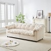 KWPZQEB 94.8" Modern Sofa, Chenille Comfort Sofa w/ Deep Seat & Removable Armrest, 3 Seater Upholstered Cloud Sofa, Couch Sofa for Living Room - 3 of 4