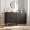 5-Drawer Dresser with Metal Legs - Wide Storage Chest Organizer for Bedroom, Living Room & Entryway - 2 of 4