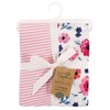 Touched by Nature Girl Organic Cotton Changing Pad Cover, Garden Floral, One Size - 2 of 2