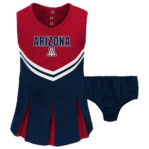 Ncaa Arizona Wildcats Girls' Infant 2pc Cheer Dress Set : Target