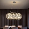 Rennnsan Brimly 34" W 20 - Light Sputnik Dandelion Wagon Wheel Crystal Modern Glam Dimmable Chandelier - 4 of 4