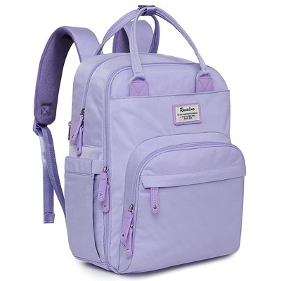 Image of RUVALINO Large Diaper Bag Backpack, Multifunction Travel Maternity Baby Changing Bags, Taro Purple