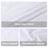 Kitchen Curtains 30 Inches Long White Window Curtains Waterproof Curtains for Bathroom Window Waffle Weave Textured Tier Curtains, 30"×30", Set of 2 - 2 of 4