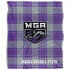 Middle Georgia State University Campus Plaid Spirit Silky Touch Super Soft Throw Blanket 50x60 - 2 of 4