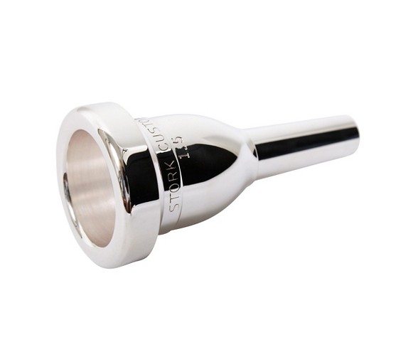 Stork Custom Series Bass Trombone Mouthpiece in Silver 1