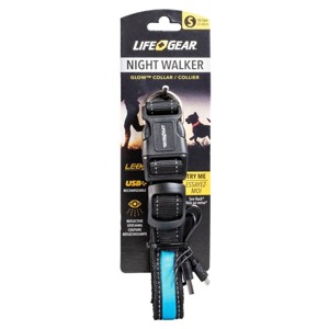 Life+Gear Rechargeable Glow Dog Collar - S - 1 of 4
