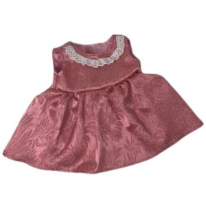 Doll Clothes Superstore Handmade Pink Brocade Dress Fits 15-16 Inch Cabbage Patch Kid And Baby Dolls - 1 of 4