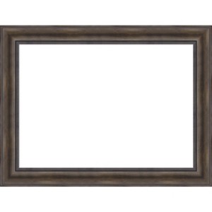 Amanti Art Rustic Pine Black Framed Dry Erase Magnetic Board - 1 of 4