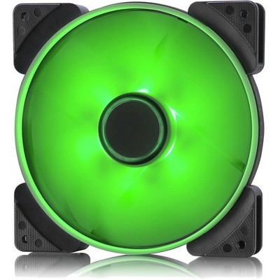 Fractal Design Prisma SL-14 Cooling Fan - 63.3 CFM - 19.4 dB(A) Noise - LLS Bearing - 3-pin - Green LED - 11.4 Year Life